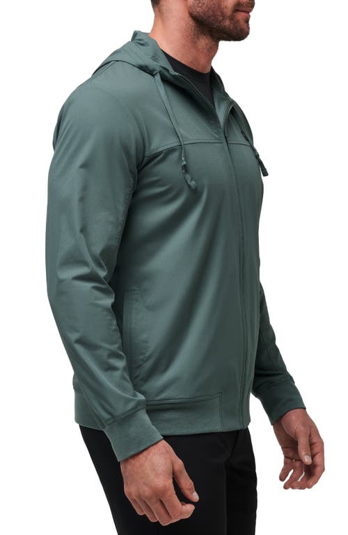 Shop Travismathew Wanderlust Hooded Jacket In Balsam Green