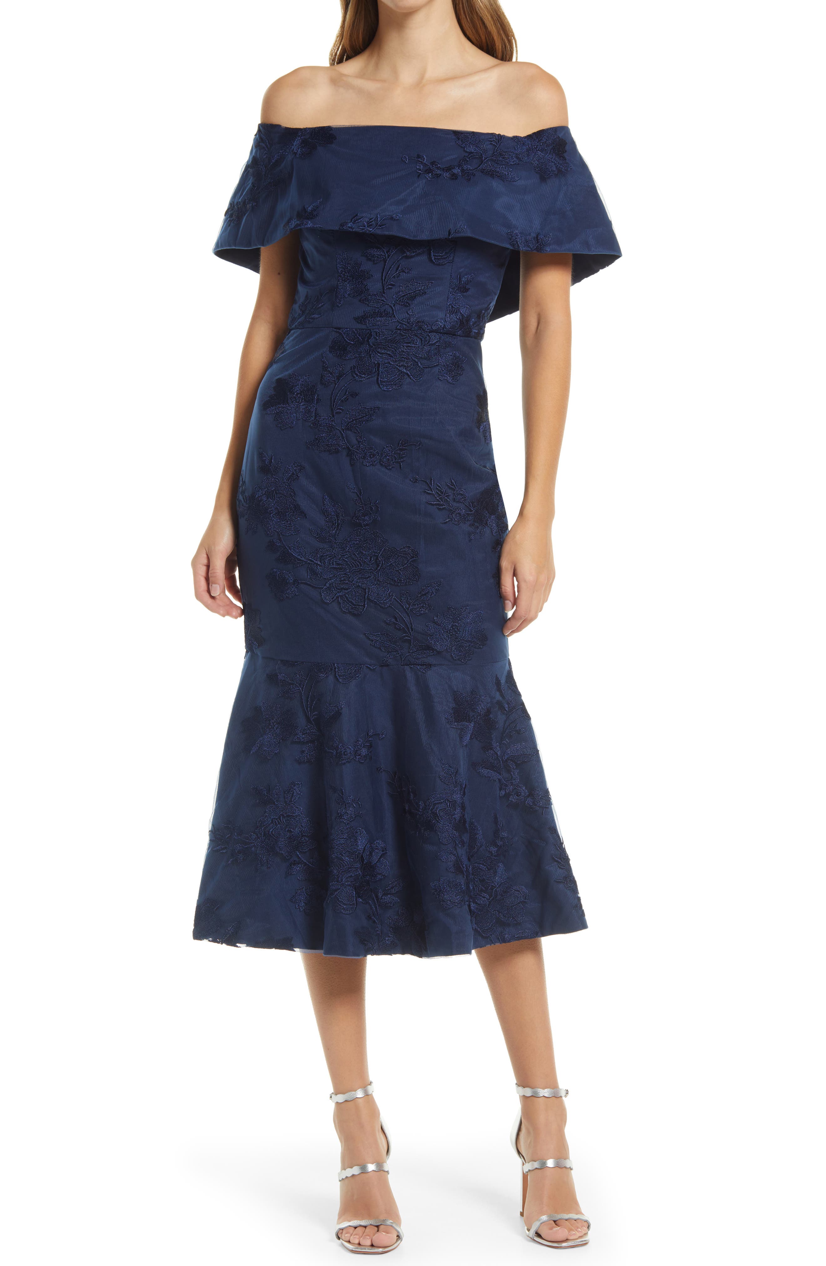 chi chi london embroidered midi dress