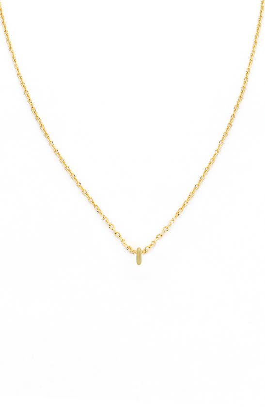 Shop Panacea Bubble Initial Necklace In Gold-i