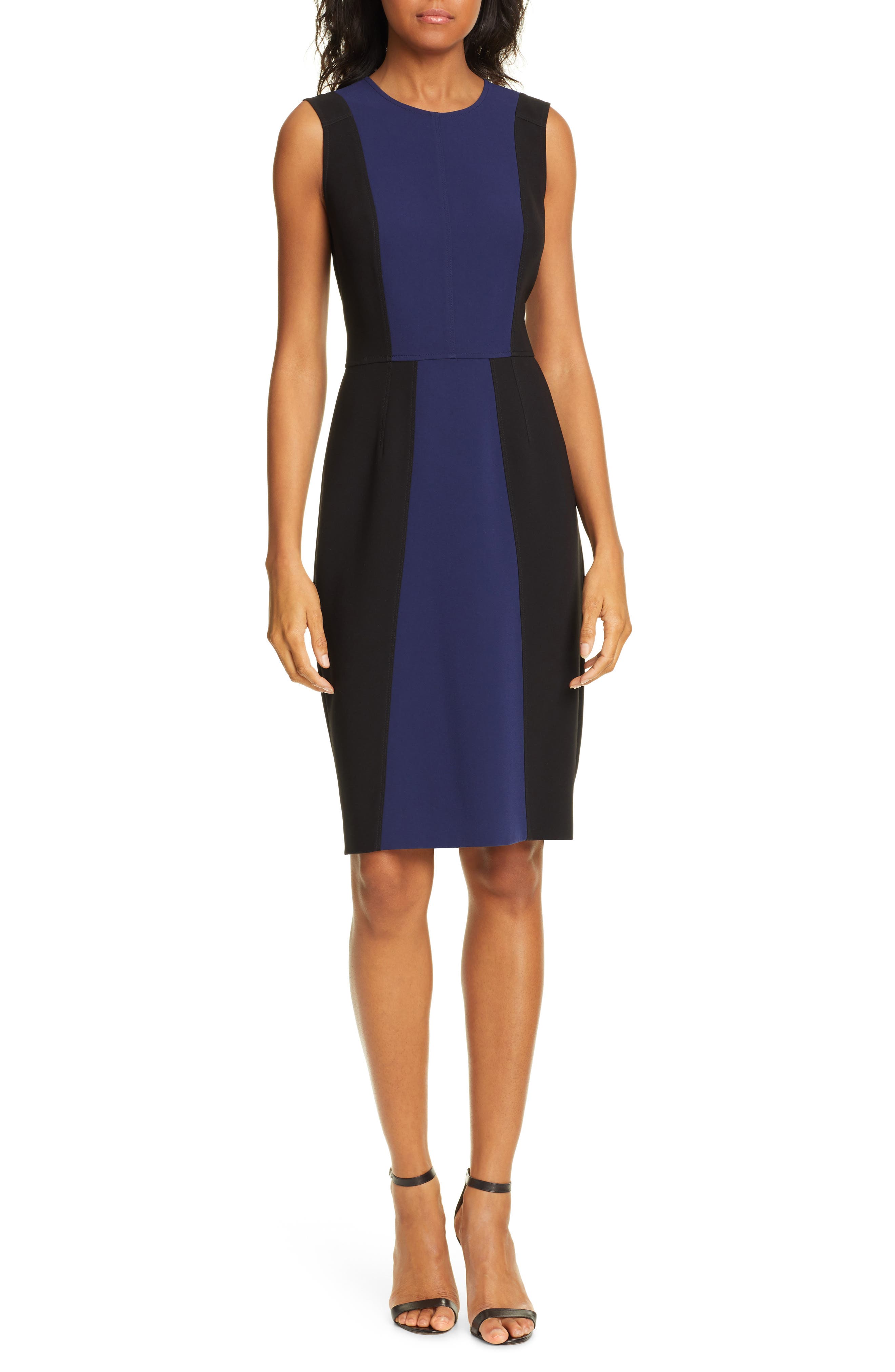 Dvf Calliope Sheath Dress, Black