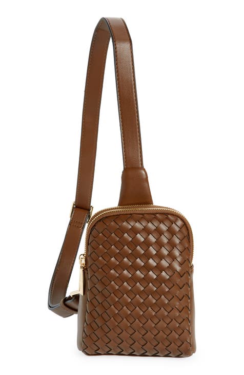 Leather handbag Bloomingdales Brown in Leather - 34399196