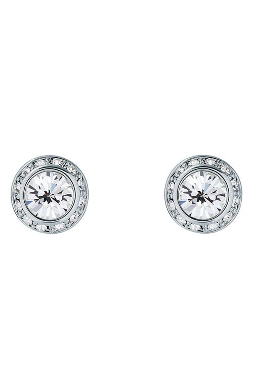 Ted Baker London Soletia Solitaire Crystal Halo Stud Earrings in Silver Tone Clear Crystal at Nordstrom