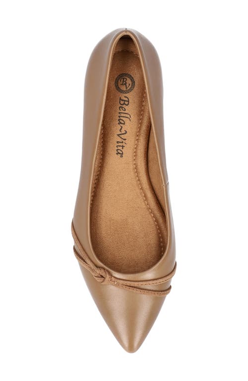 Shop Bella Vita Rhea Ballet Flat In Saddle Leather