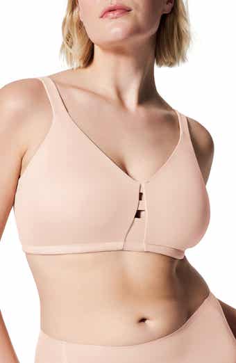 SPANX L119415 Womens Beige/Black Breast of Both Worlds Reversible Bra Size  M for sale online