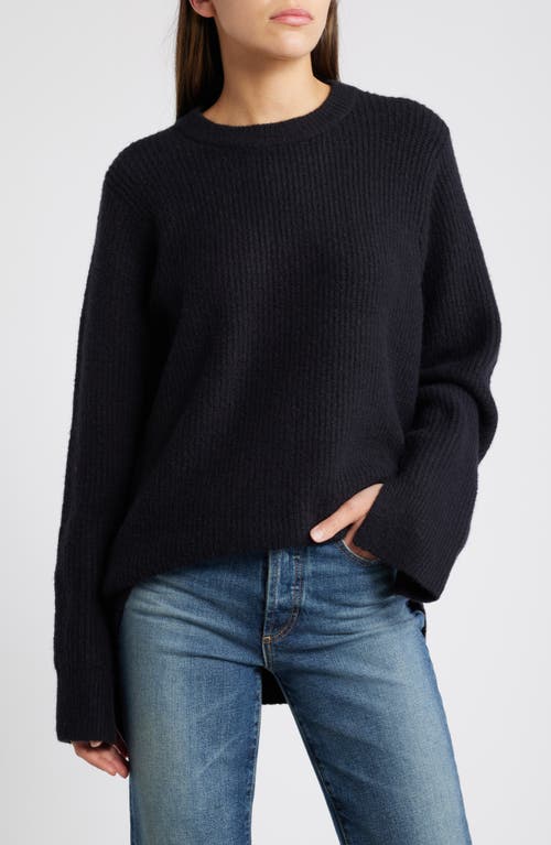 TREASURE & BOND TREASURE & BOND RIB CREWNECK SWEATER 