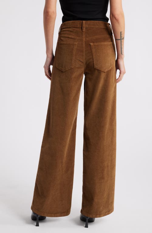 Shop Frame Le Slim Palazzo Pants In Toast