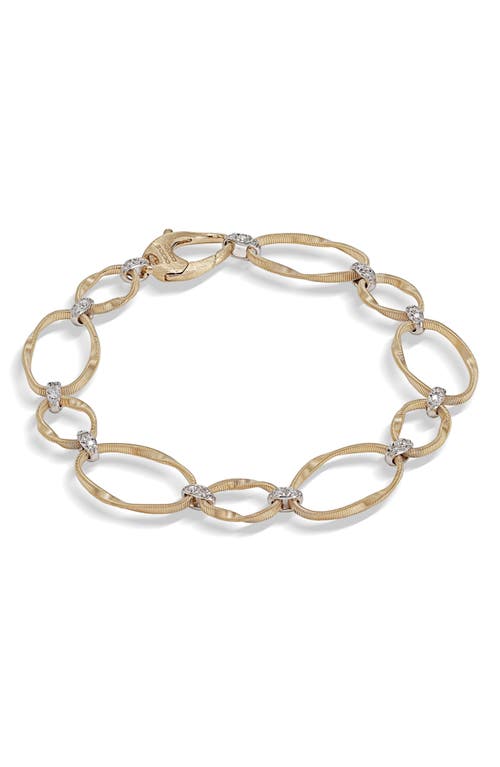 Marco Bicego Marrakech Onde Diamond Bracelet In Gold