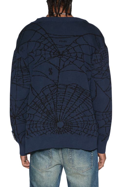 KSUBI KSUBI GASOLINE LIES KNIT V-NECK CARDIGAN 