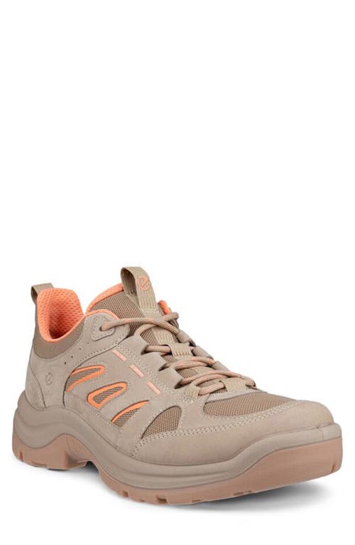 Shop Ecco Offroad Hiking Sneaker In Beige/coral