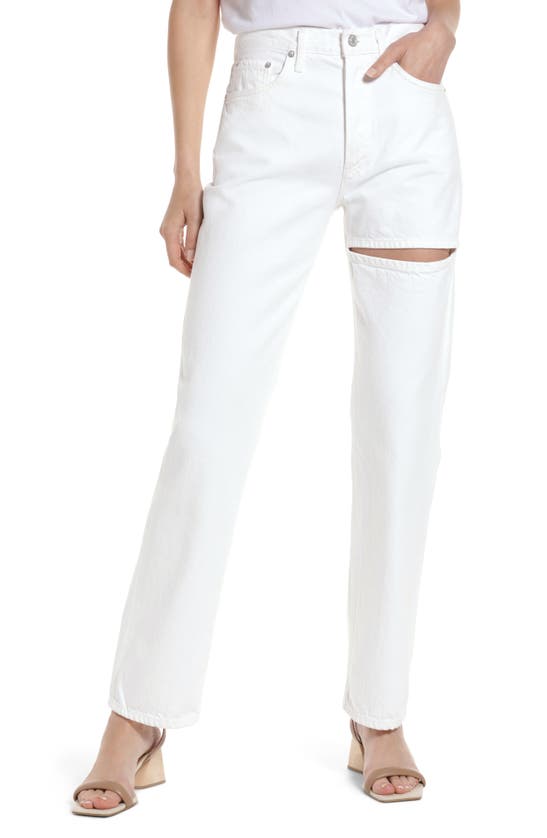 AGOLDE LANA SLICE RELAXED STRAIGHT LEG ORGANIC COTTON JEANS