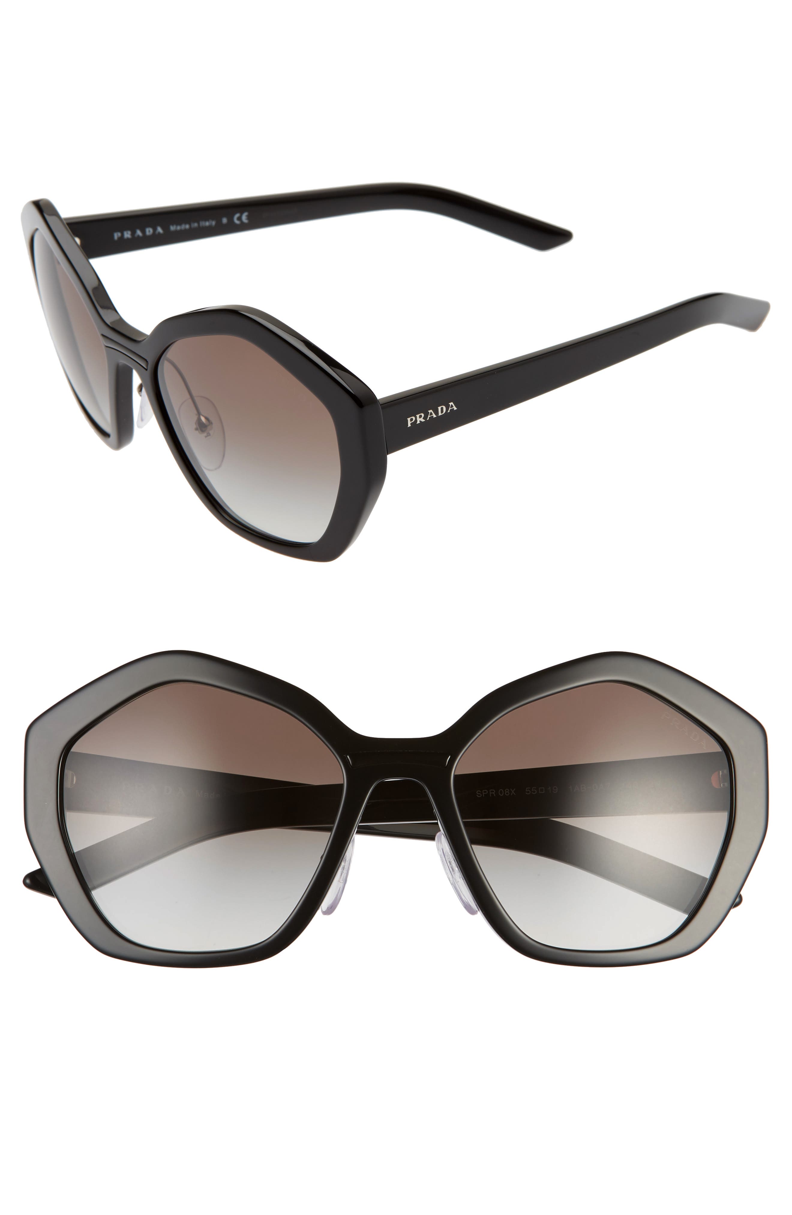 Prada 55mm Gradient Sunglasses | Nordstrom