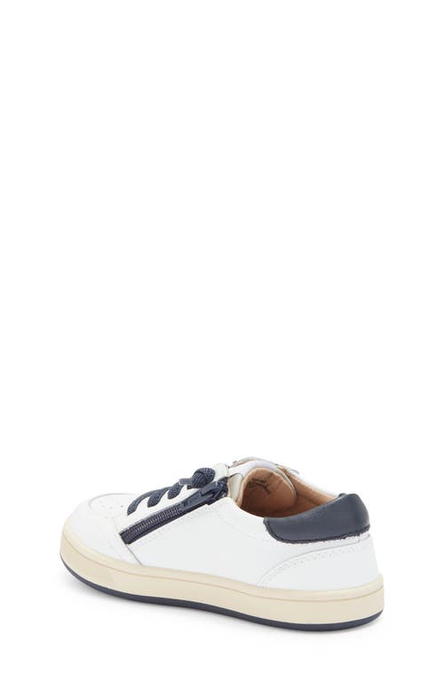 Shop Old Soles Kids' Platinum Runner Sneaker In Snow/navy/gris