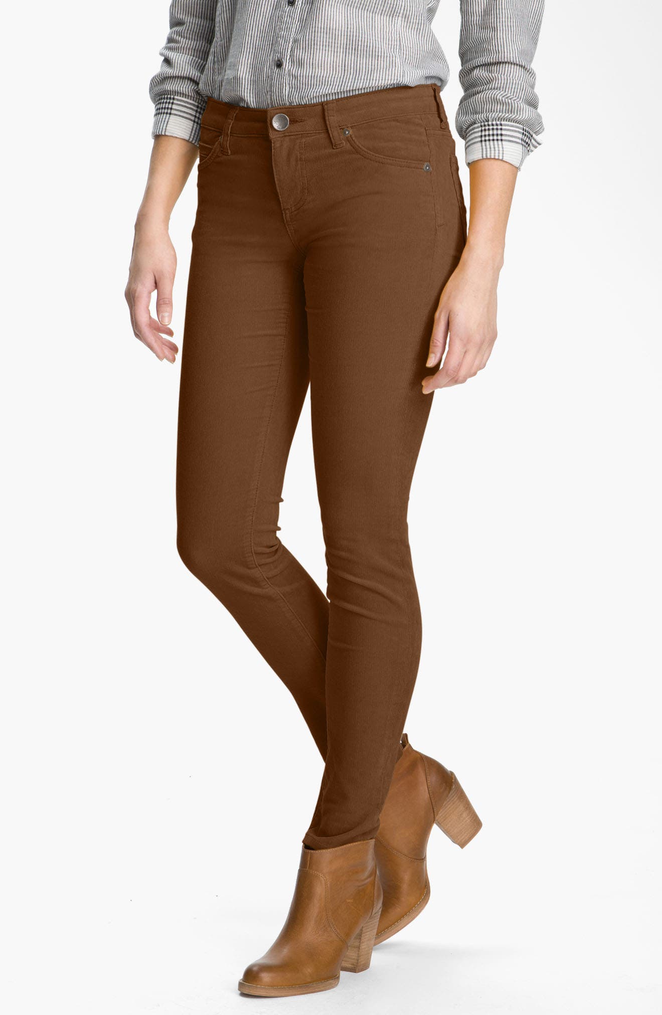 diana stretch corduroy skinny pants
