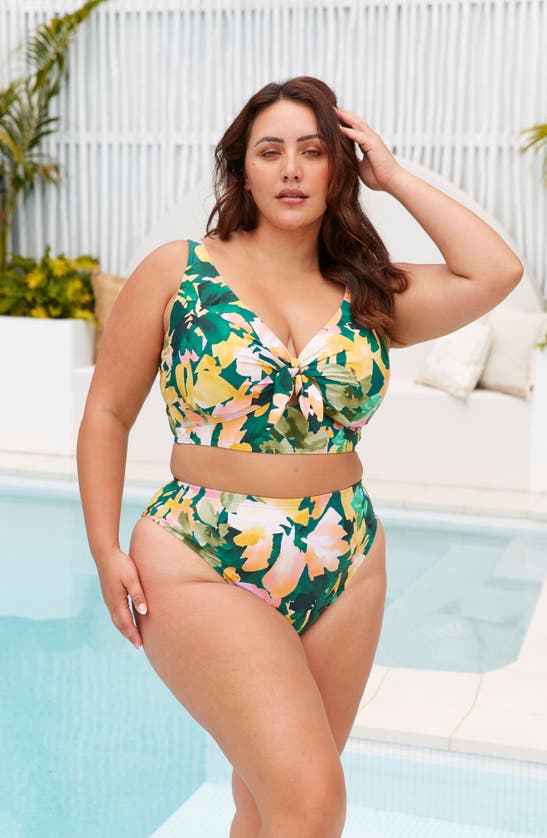 Artesands Cezanne Underwire Bikini Top In Green