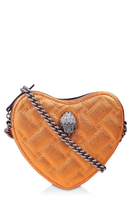 Kurt Geiger London Kensington Micro Quilted Heart Crossbody Bag