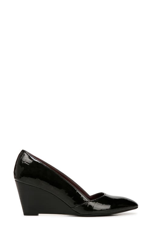 Franco Sarto Frankie Pointed Toe Wedge Pump In Black