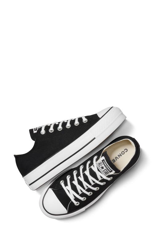 Shop Converse Chuck Taylor® All Star® Lift Low Top Sneaker In Black/black/white