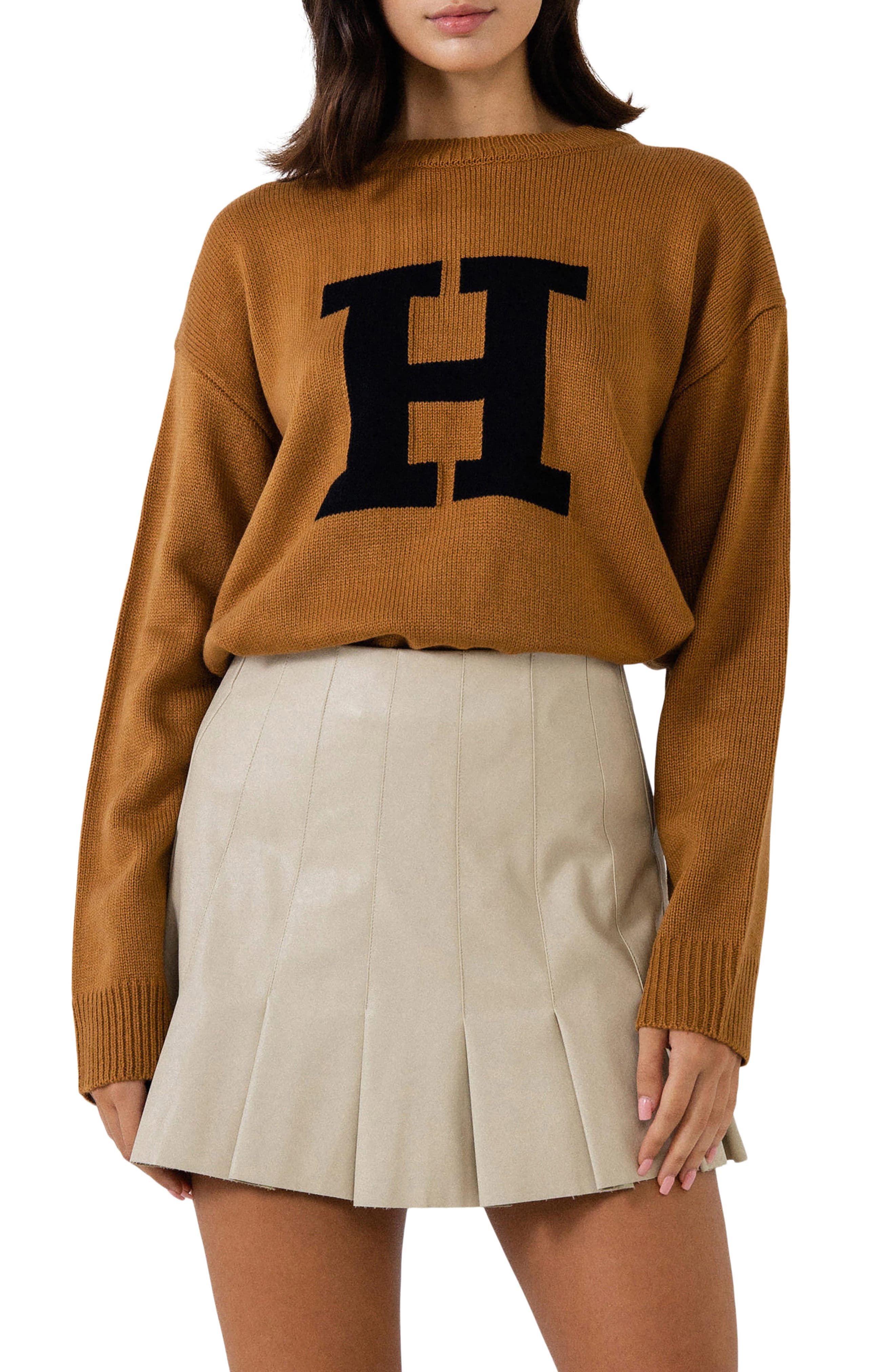 English Factory Alphabet Motif Crewneck 