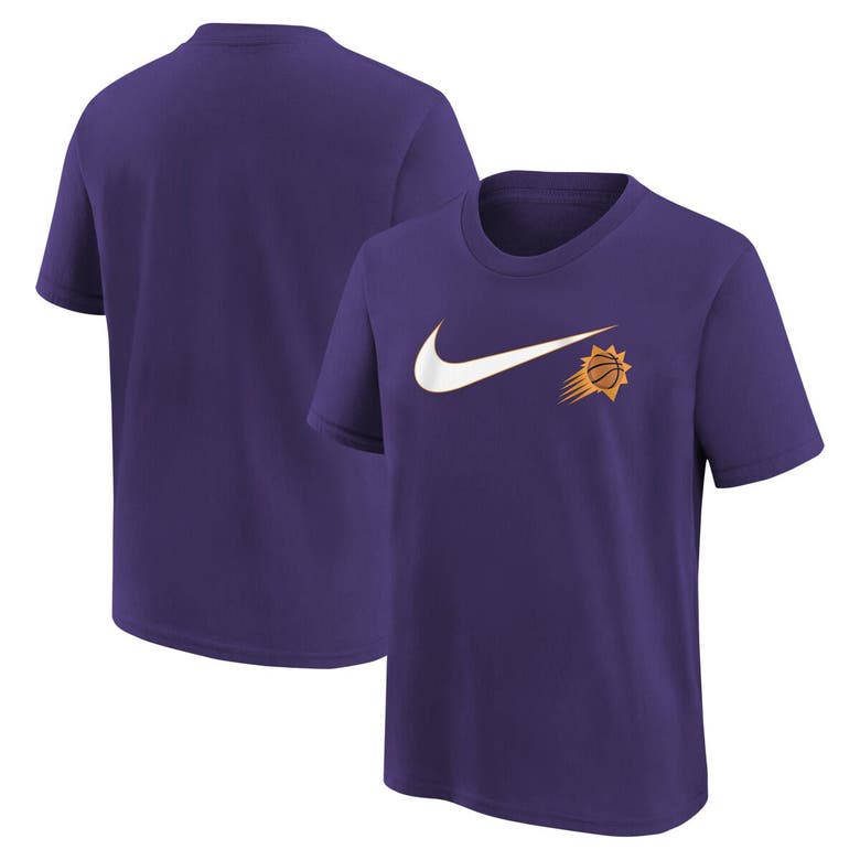 Nike Kids' Youth  Purple Phoenix Suns Swoosh T-shirt