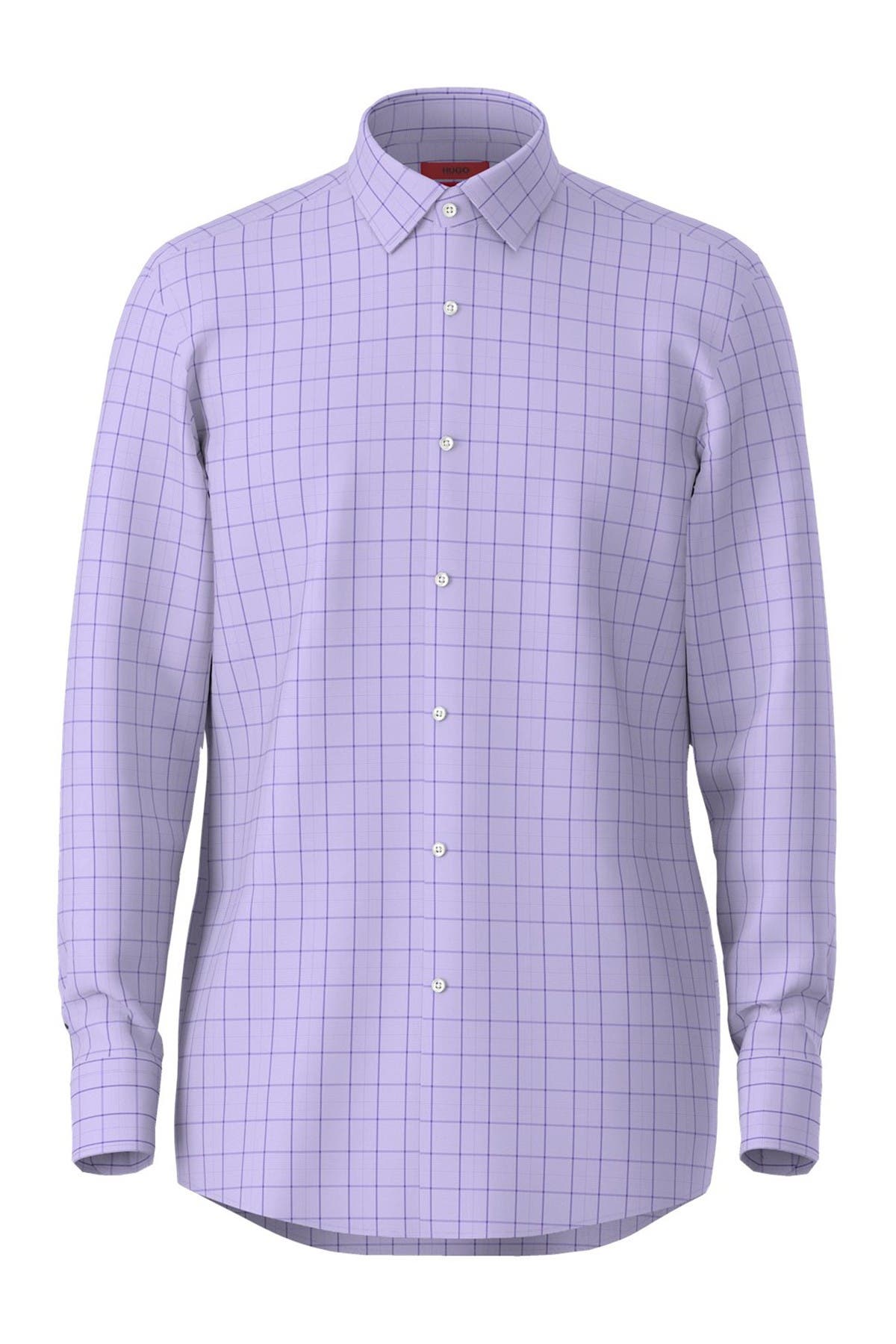 purple slim fit dress shirt