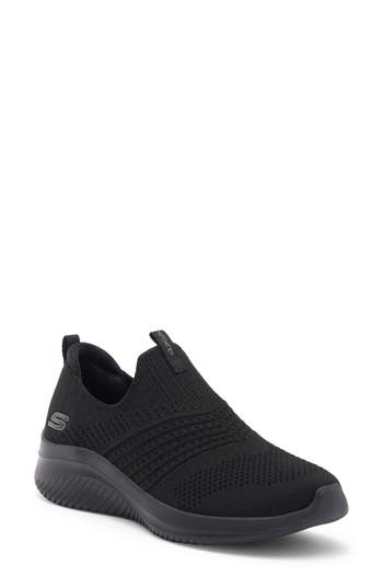 Skechers Ultra Flex 3.0 Classy Charm Sneaker In Black
