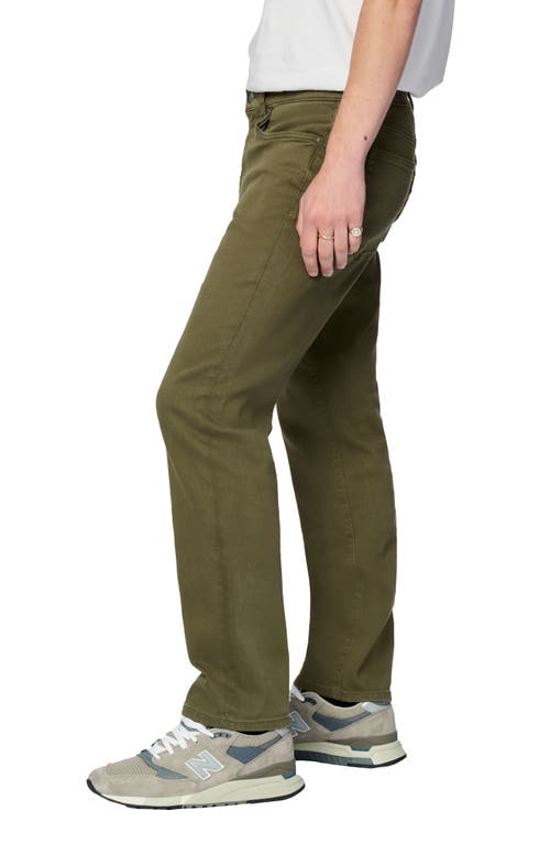 Shop Warp & Weft Warp+weft Ord Straight Fit Jeans In Moss Green