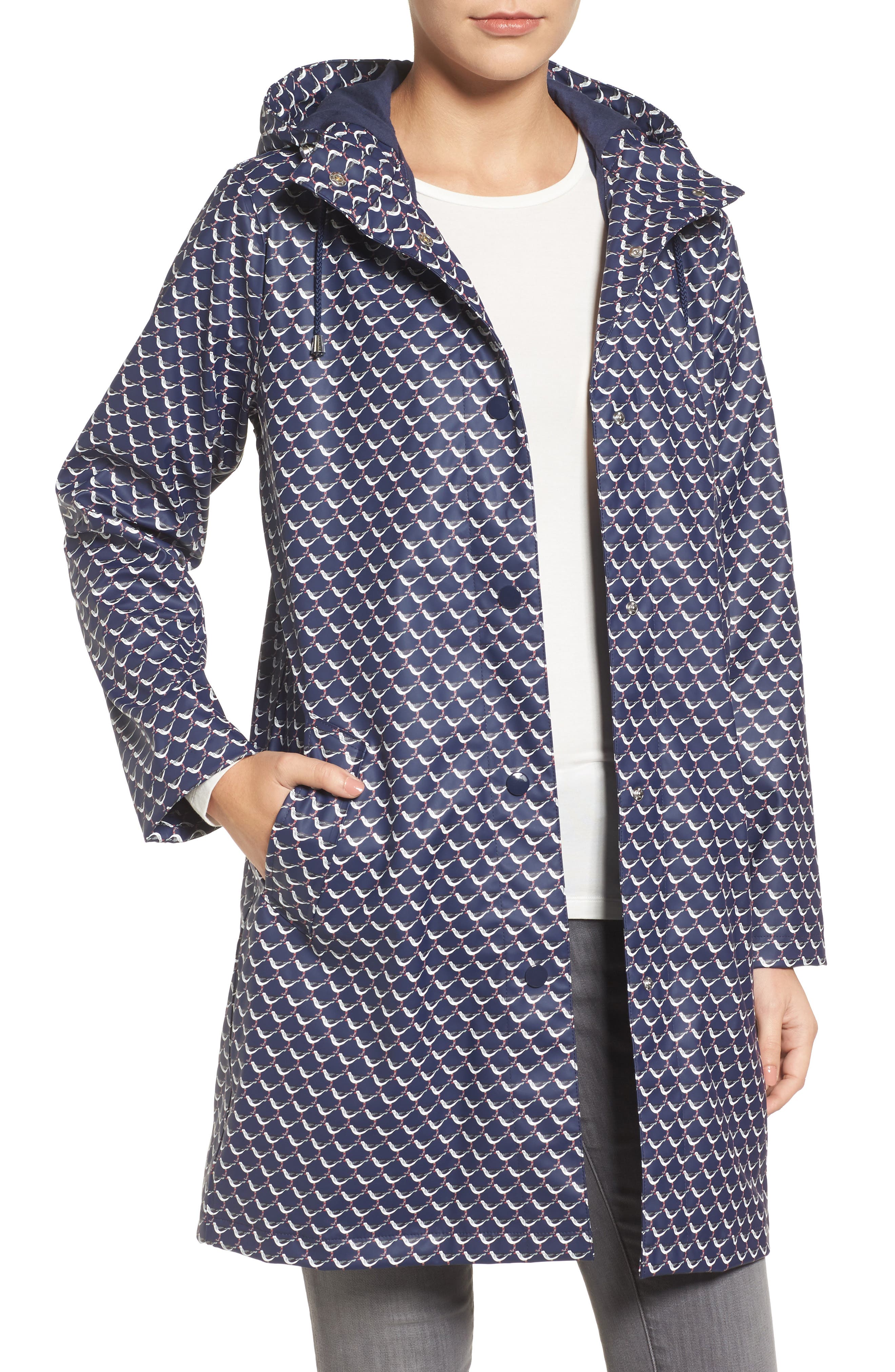 Joules Right as Rain Longline Waterproof Hooded Coat Nordstrom