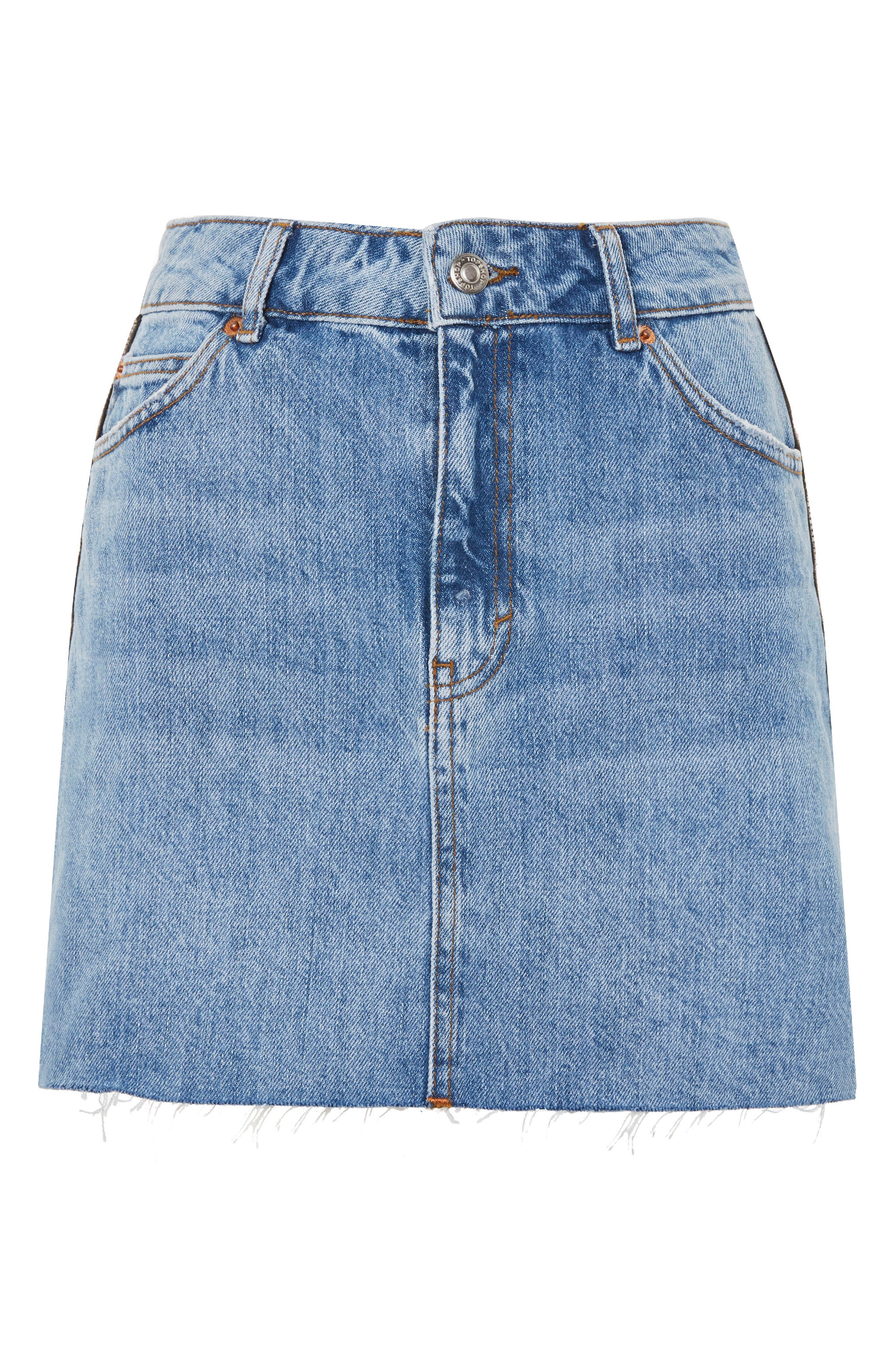 jeans with diamante stripe