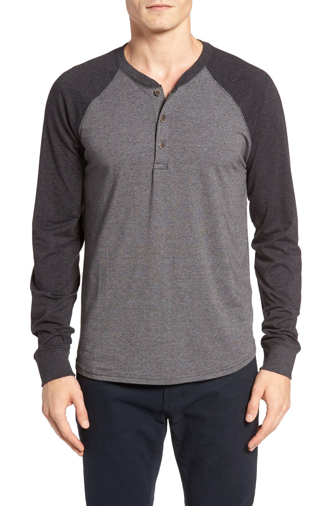 Tailor Vintage Long Sleeve Henley Shirt