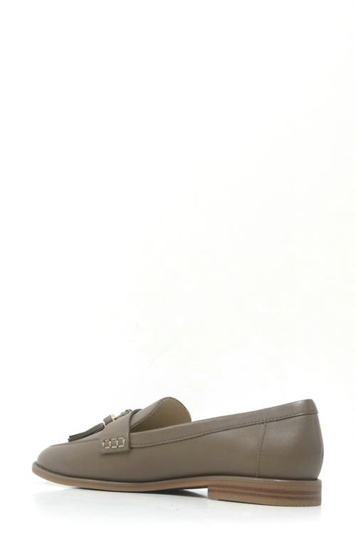 Kenneth Cole Lyra Tassel Loafer In Shitake Leather
