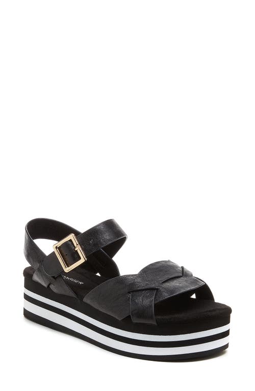 Breeze Slingback Platform Sandal in Black