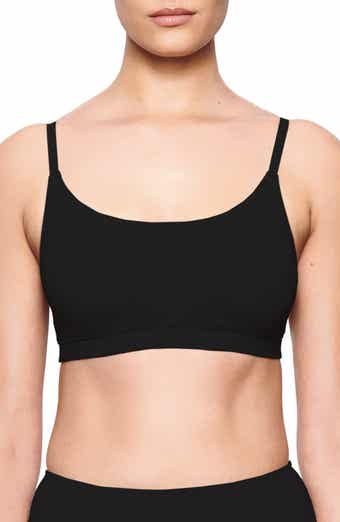 NWT-SKIMS by Kim K/ Cotton Plunge Bralette /Color Soot/Size 2X/BR