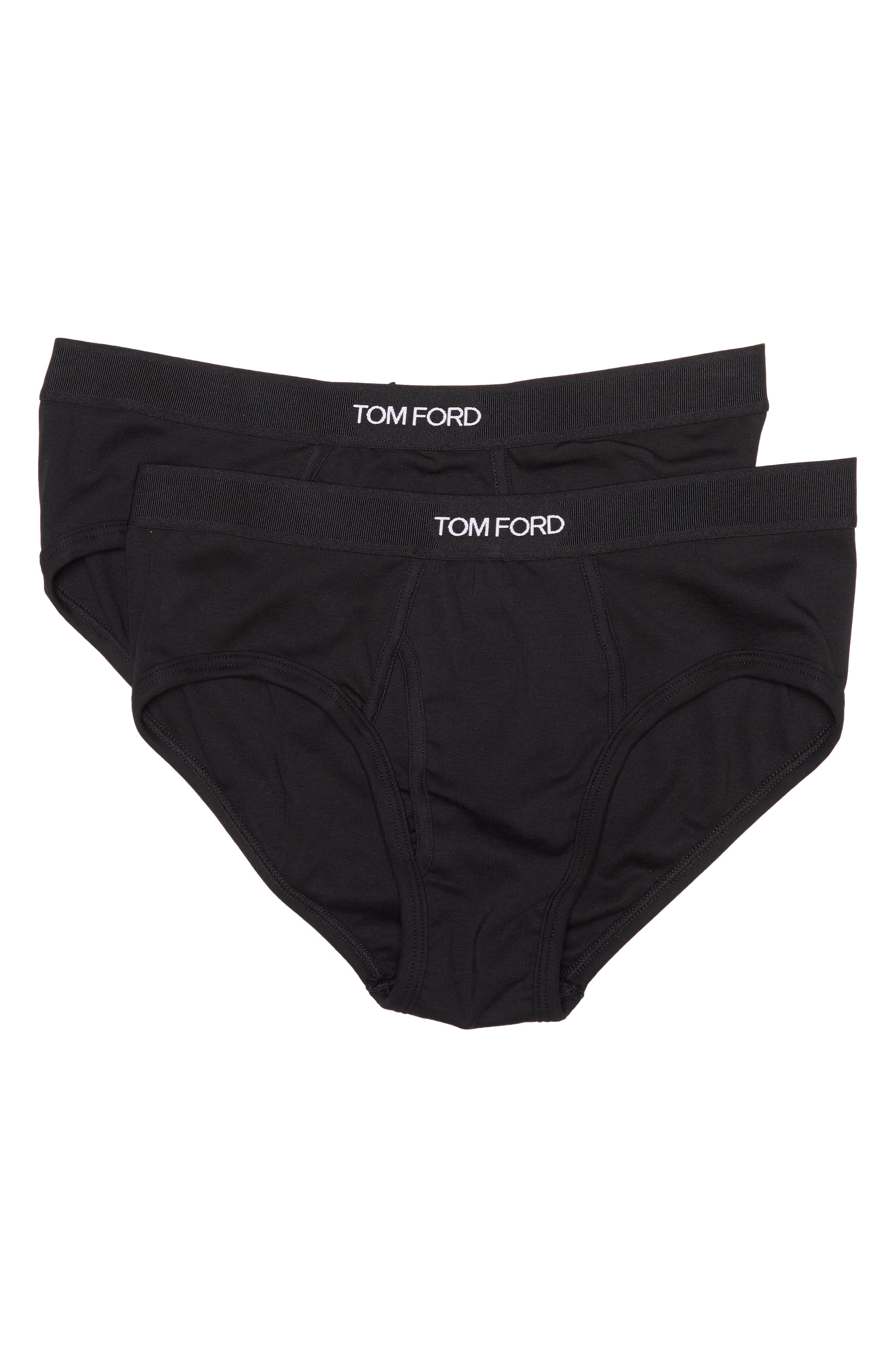 Tom Ford 2-Pack Cotton Stretch Jersey Briefs in White at Nordstrom