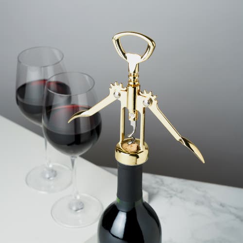 Viski Belmont Winged Corkscrew In Gold