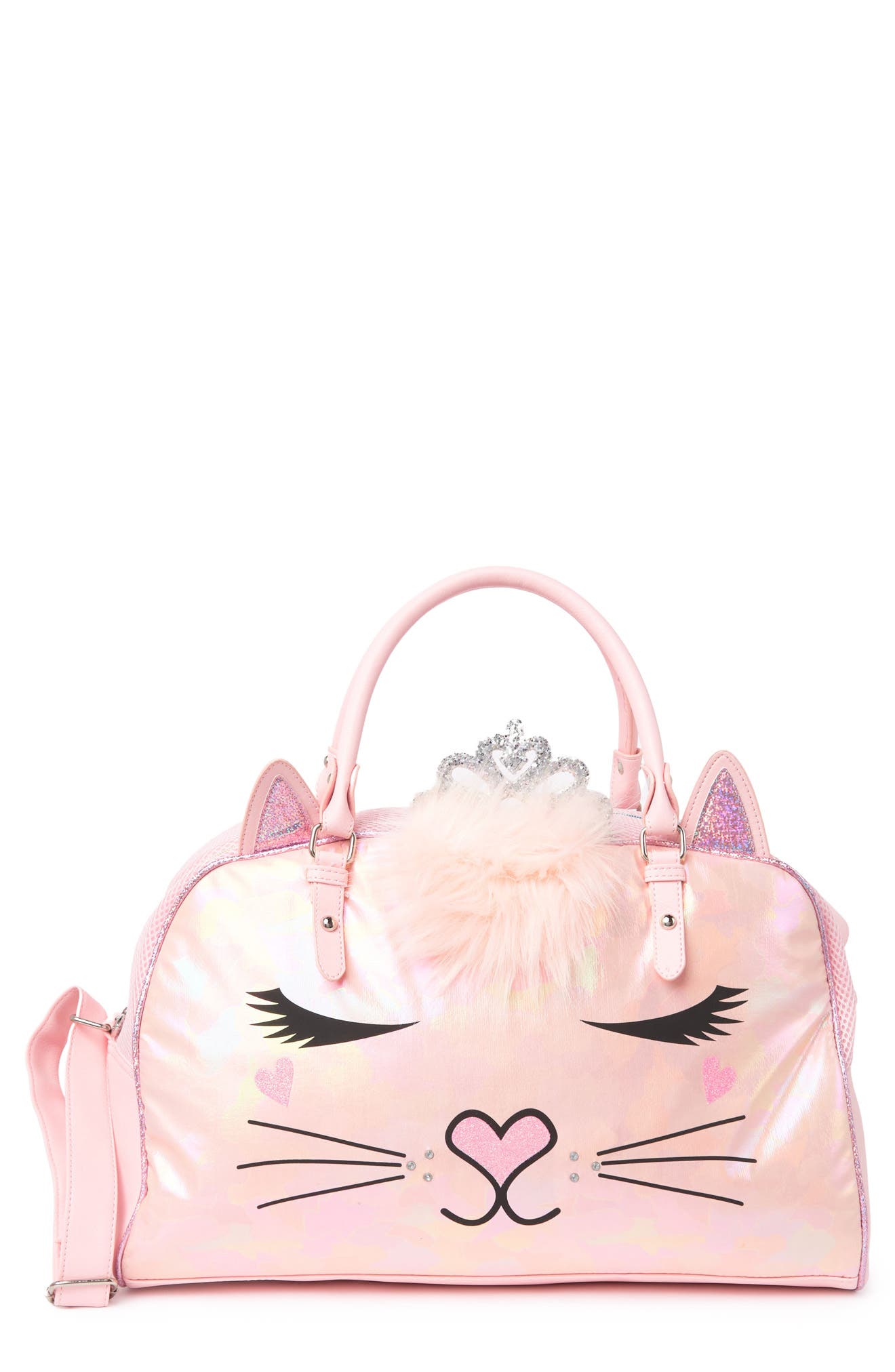 OMG ACCESSORIES OMG! ACCESSORIES BELLA KITTY PRINCESS METALLIC LUGGAGE 810029478502