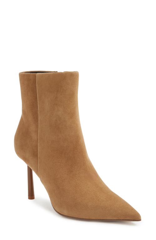 Shop Reiss Karlie Pointed Toe Bootie In Tan