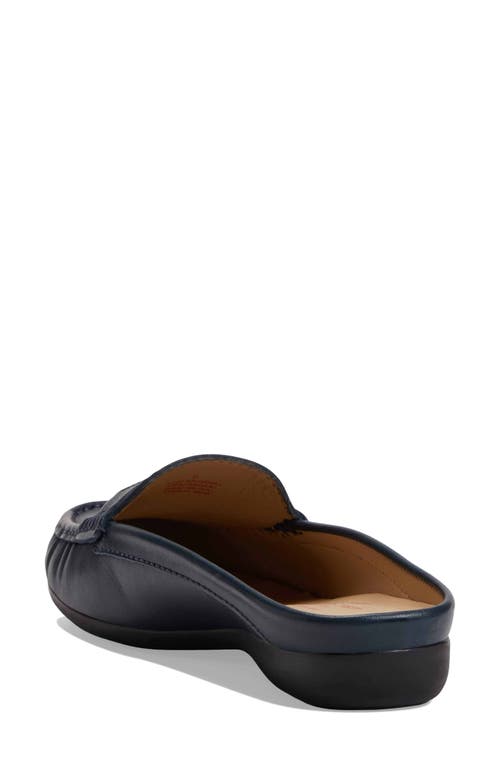 Marc Joseph New York Lawrence Mule In Navy Napa