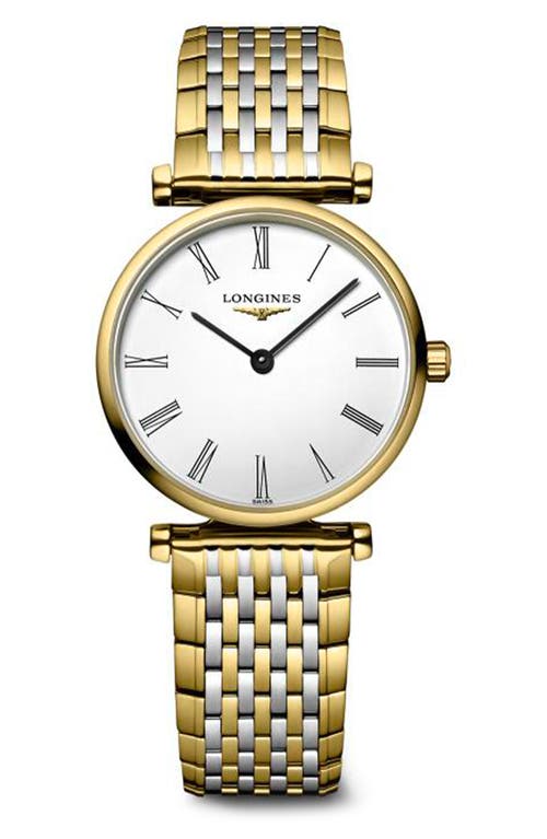 Longines Women's La Grande Classique White Dial Watch In White