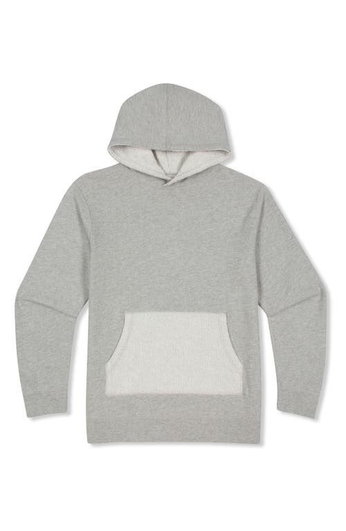 Threads 4 Thought Kids' Reversible Hoodie Heather Grey at Nordstrom,