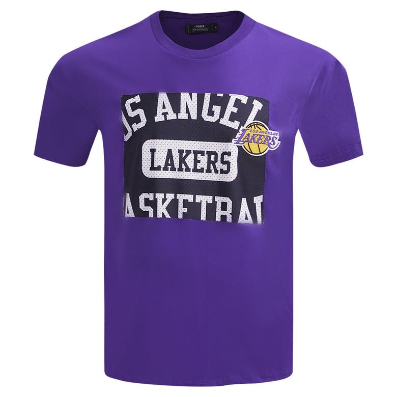 Shop Pro Standard Purple Los Angeles Lakers Made To Play Drop Shoulder T-shirt