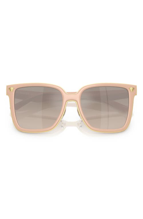 Versace 58mm Butterfly Sunglasses In Blush