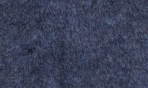 Max Mara Tebe Teddy Bear Cape In Blue Jeans