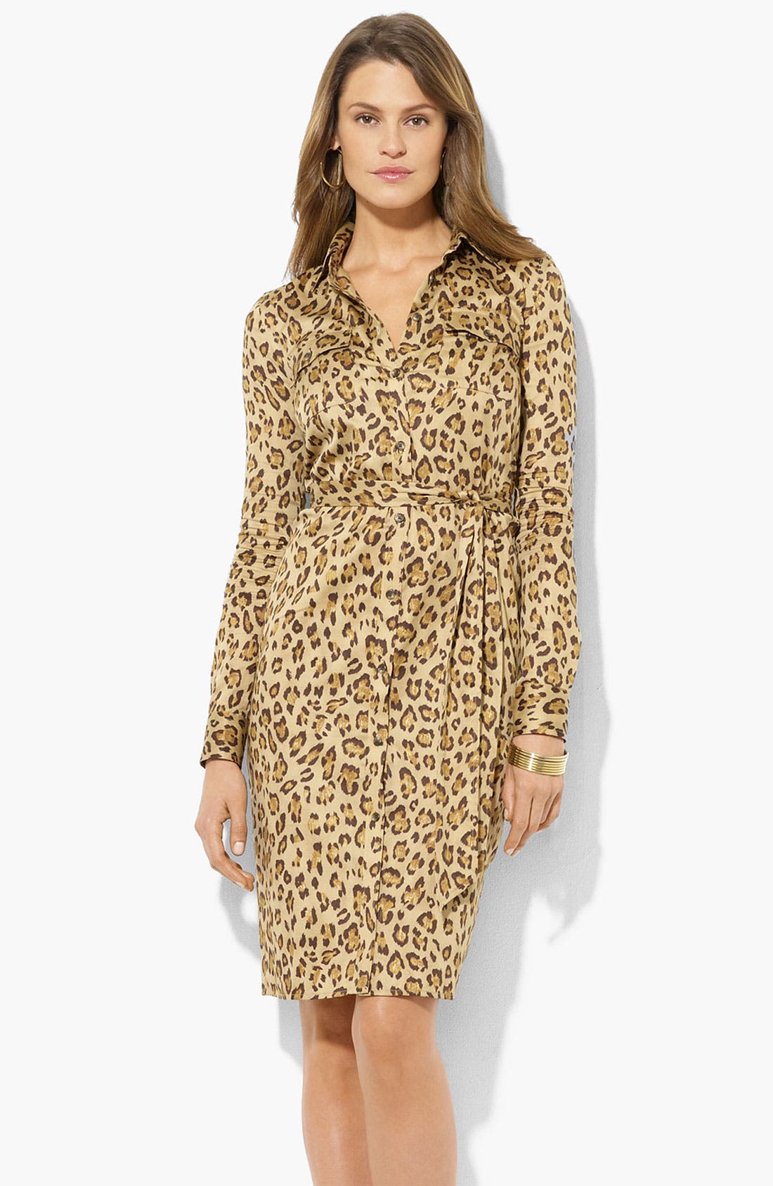 ralph lauren animal print dress