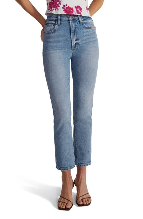 Favorite Daughter The Valentina High Waist Crop Cigarette Jeans Santiago at Nordstrom,