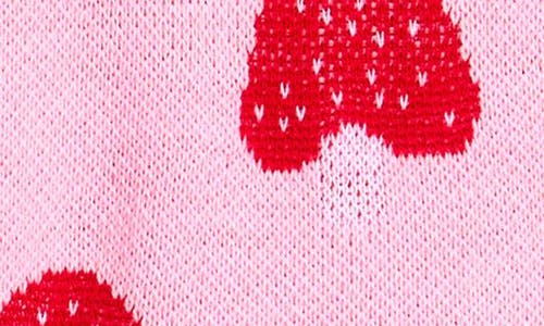 Shop Cotton Emporium Kids' Mushroom Sweater In Pink Mushroom