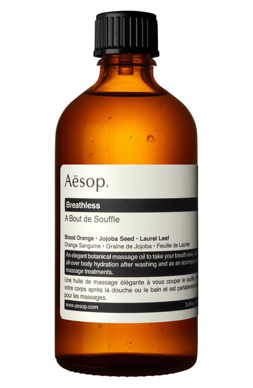 Aesop Breathless Botanical Massage Oil in None