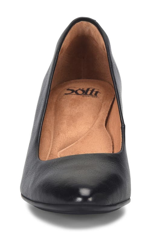 Söfft Altessa Pump - Wide Width In Black In Black