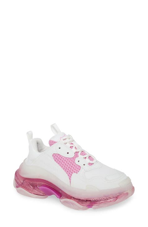 Triple S Low Top Sneaker (Women) by Balenciaga, available on nordstrom.com for $1150 Hailey Baldwin Shoes SIMILAR PRODUCT