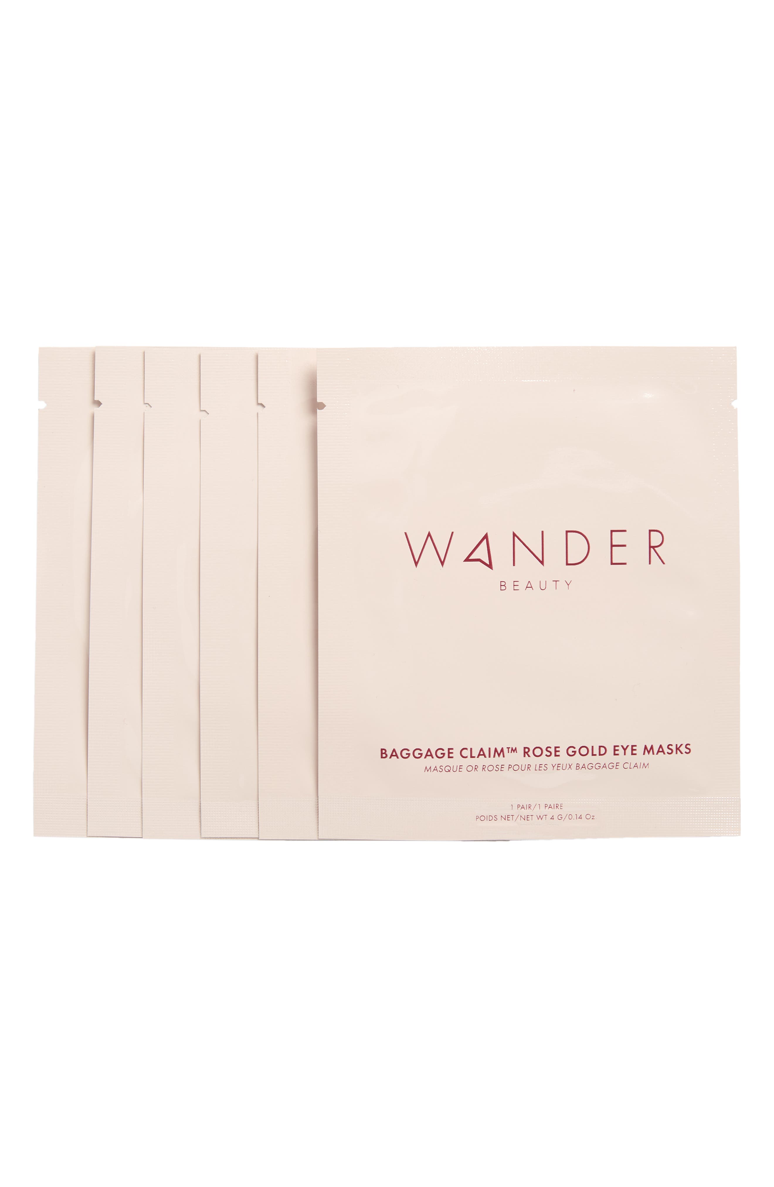 Wander Beauty Baggage Claim Gold Eye Masks Nordstrom