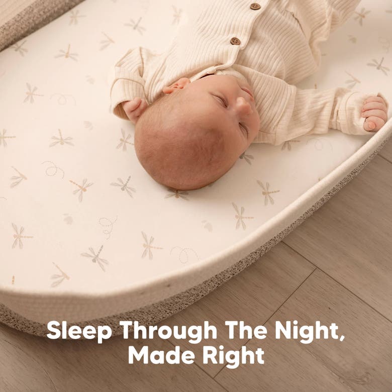 Keababies 2-pack Isla Fitted Bassinet Sheets In Meadow